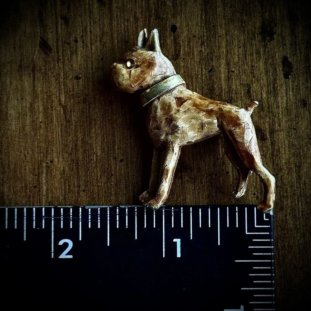 Bulldog Brooch
